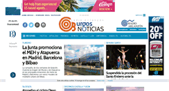 Desktop Screenshot of burgosnoticias.com